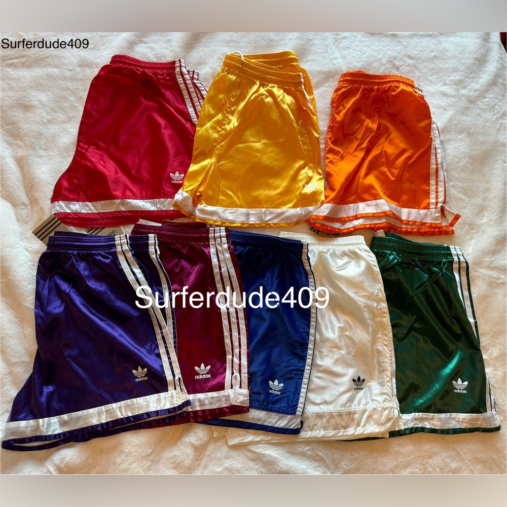 Adidas Spezial II Shorts XL lot. Nylon satin, silky feel.